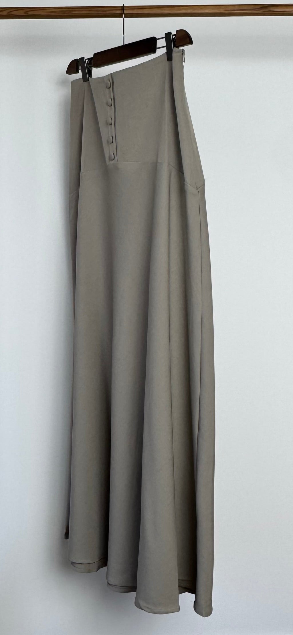 Jupe longue taille haute et corset